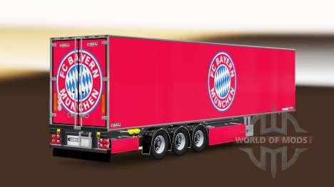 Semi-reboque Chereau do FC Bayern München, para Euro Truck Simulator 2