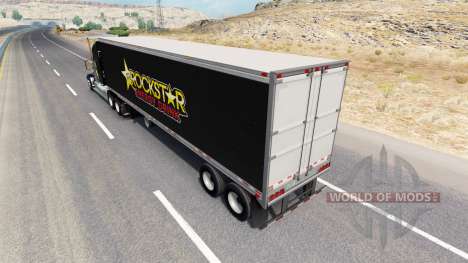 Pele Rockstar Energia para o semi-refrigerados para American Truck Simulator