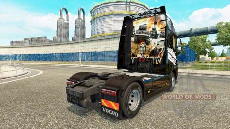Pele World of Tanks na Volvo caminhões para Euro Truck Simulator 2