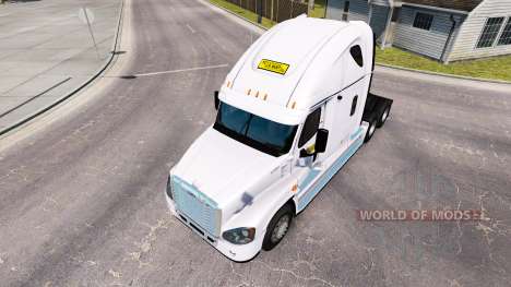 A pele do J. B. Hunt trator Freightliner Cascadi para American Truck Simulator