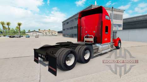 Скин Cavaleiro de Transporte на Kenworth W900 para American Truck Simulator