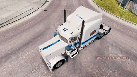 Pele Con-forma de Frete para o caminhão Peterbil para American Truck Simulator