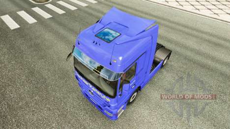 Pele Dachser Karlsruhe para trator Mercedes-Benz para Euro Truck Simulator 2