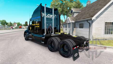 LCPD pele para o caminhão Peterbilt para American Truck Simulator