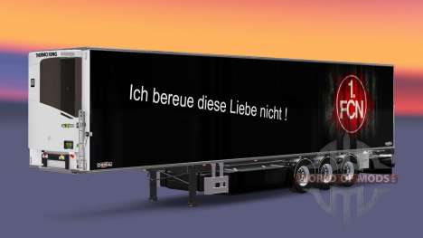 Semi-Reboque Chereau 1. FC Nurnberg para Euro Truck Simulator 2
