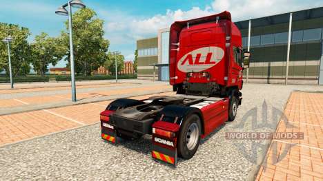 A América Latina Logística pele para o Scania tr para Euro Truck Simulator 2