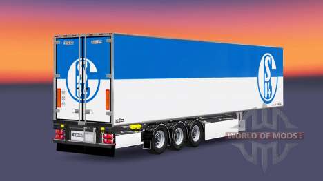 Semi-reboque Chereau FC Schalke 04 para Euro Truck Simulator 2