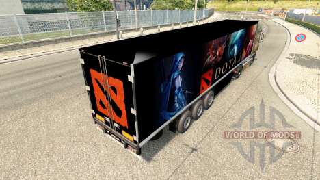 Pele Dota 2 no trailer para Euro Truck Simulator 2
