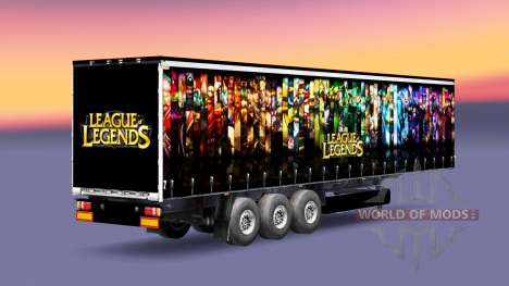 Pele de League of Legends trailer para Euro Truck Simulator 2