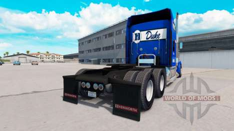 Скин Universidade de Duke Orgulho на Kenworth W9 para American Truck Simulator