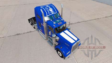 Скин Universidade de Duke Orgulho на Kenworth W9 para American Truck Simulator