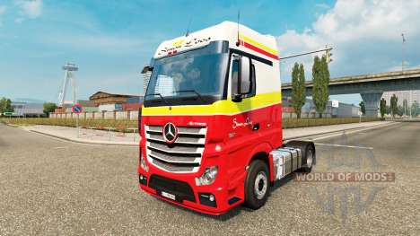 Simon Loos pele para o caminhão Mercedes-Benz para Euro Truck Simulator 2