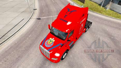 Chivas pele para o caminhão Peterbilt para American Truck Simulator