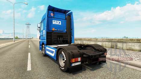 Volkswerft Stralsund pele para o caminhão Merced para Euro Truck Simulator 2