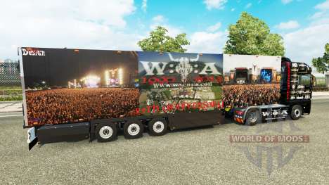 Semi-Reboque Schmitz Cargobull Wacken 25 Anos para Euro Truck Simulator 2