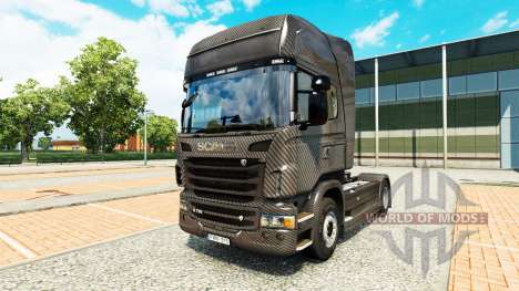 Carbono pele para o Scania truck para Euro Truck Simulator 2
