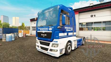 Pele THW trator HOMEM para Euro Truck Simulator 2