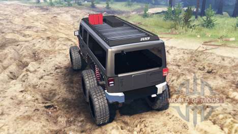 Jeep Wrangler 6x6 [crawler] para Spin Tires