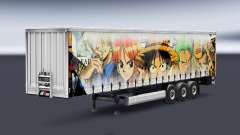A pele de Uma Peça sobre o trailer para Euro Truck Simulator 2