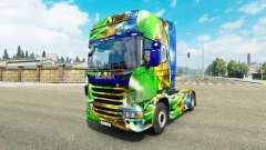 Pele Brasil 2014 para o Scania truck para Euro Truck Simulator 2