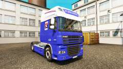 O P. Solleveld de Transporte de pele para caminhões DAF para Euro Truck Simulator 2