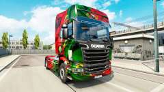 Скин Portugal a Copa de 2014 на Scania Streamline para Euro Truck Simulator 2