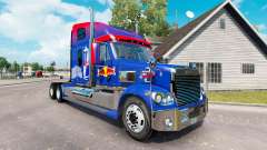 O Red Bull pele para a Freightliner Coronado trator para American Truck Simulator