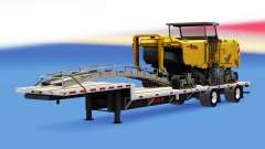 Uma coleção de trailers com carga v1.1 para American Truck Simulator