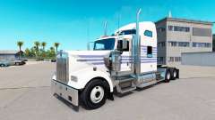 Pele Listras Clássicas no caminhão Kenworth W900 para American Truck Simulator