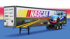 Pele da NASCAR all-metal trailer para American Truck Simulator