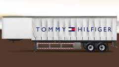 Pele de Tommy Hilfiger em uma cortina semi-reboque para American Truck Simulator
