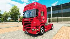 Pele 1. FC Nurnberg na Scania truck para Euro Truck Simulator 2