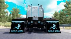 Guarda-lamas eu Apoio a Mães solteiras v1.7 para American Truck Simulator