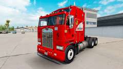 Scuderia Ferrari pele para Kenworth K100 caminhão para American Truck Simulator