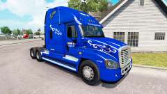 A Pele Primeiro-Inc. no trator Freightliner Cascadia para American Truck Simulator