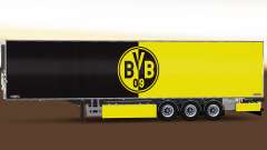 Semi-Reboque Chereau Borussia Dortmund para Euro Truck Simulator 2