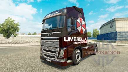 Umbrella Corporation pele para a Volvo caminhões para Euro Truck Simulator 2