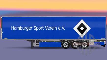 Semi-reboque Chereau Hamburger SV para Euro Truck Simulator 2