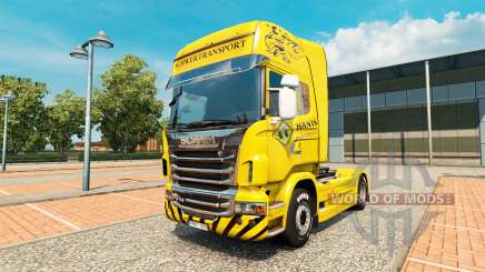 Schwertransport Hanys pele para o Scania truck para Euro Truck Simulator 2