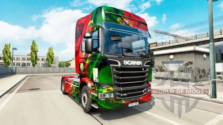 Скин Portugal a Copa de 2014 на Scania Streamline para Euro Truck Simulator 2
