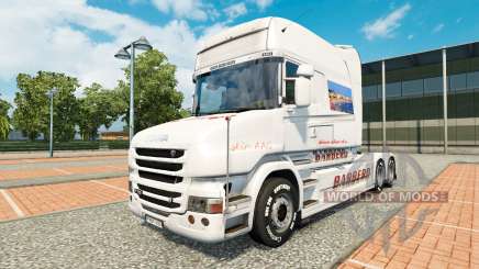 BARBERO pele para a Scania T caminhão para Euro Truck Simulator 2