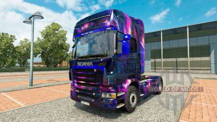 A pele do ambiente de Trabalho oGrafhic no trator Scania para Euro Truck Simulator 2