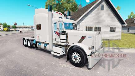 FTI Transporte de pele para o caminhão Peterbilt 389 para American Truck Simulator
