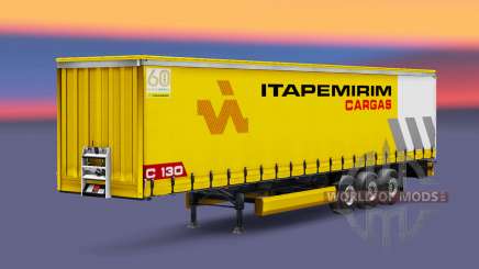 Cachoeiro de Itapemirim Cargas pele para o trailer para Euro Truck Simulator 2