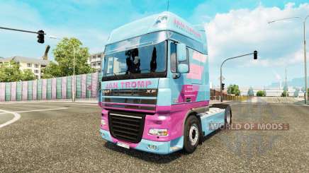 Jan Tromp pele para tractor DAF XF 105.510 para Euro Truck Simulator 2