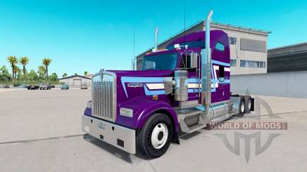 Pele Ícone de Estilo no caminhão Kenworth W900 para American Truck Simulator