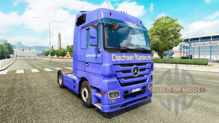 Pele Dachser Karlsruhe para trator Mercedes-Benz para Euro Truck Simulator 2