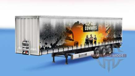 Cowboys do asfalto, a pele do trailer para Euro Truck Simulator 2