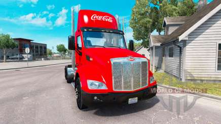 Pele Coca-Cola caminhão Peterbilt para American Truck Simulator