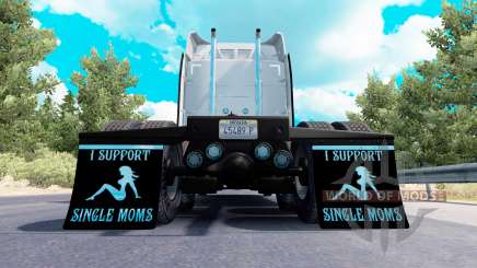 Guarda-lamas eu Apoio a Mães solteiras v1.7 para American Truck Simulator